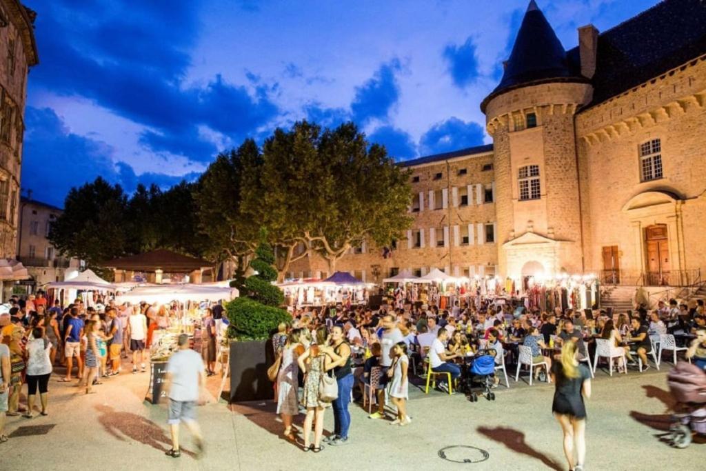 Chalet "Le Petit Olivier" Gites Appart 'Hotel L'Echappee Belle D'Aubenas Logement 2 Sur 3 Bagian luar foto